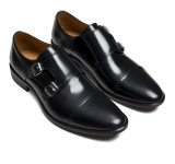 Sapato Social Monk Strap Barlee Preto